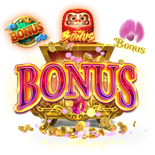 สัญลักษณ์ BONUS สล็อตออนไลน์ รับรางวัลใหญ่ โบนัสฟรี -BETFLIK45